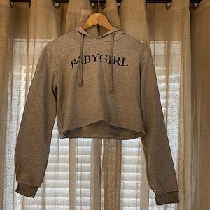 Fashion Nova “Babygirl” Long Sleeve Croptop
